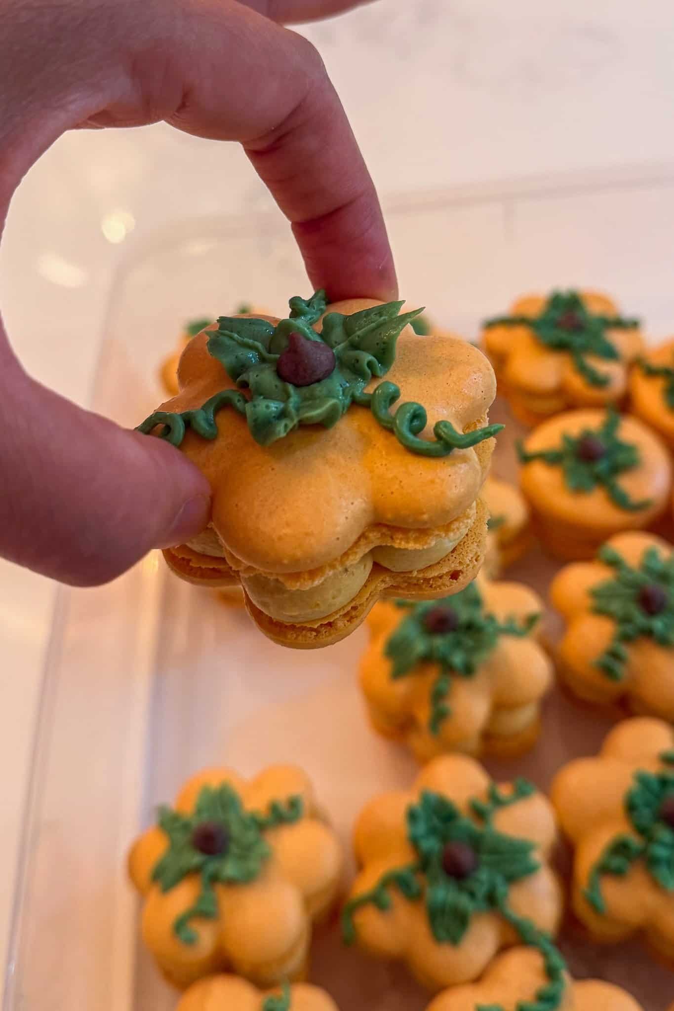 autumn macaron shape templates